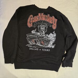 Gas Monkey Garage Black Crewneck Sweater